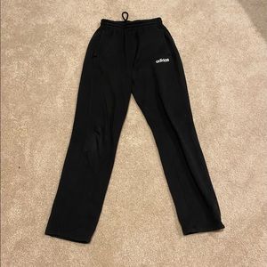 Black adidas joggers